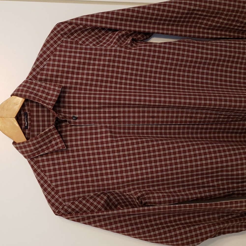 Zegna Sport Casual Button Up Shirt Men's S